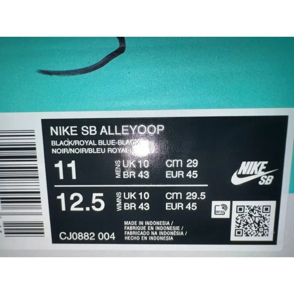 Mens -Nike Alleyoop SB Royal SIZE 11 #211